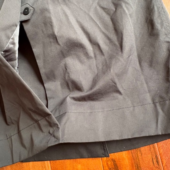 NWT MNG Water Repellent Oversized Double Breasted Trench Coat Womens XXS Black - Picture 9 of 14